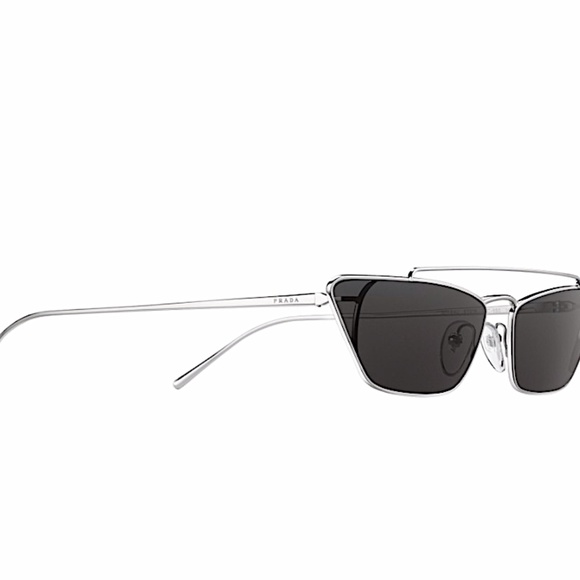 Prada - Prada Ultravox - Black Steel Cat Eye Sunglasses - Prada Ultravox Collect main image 8